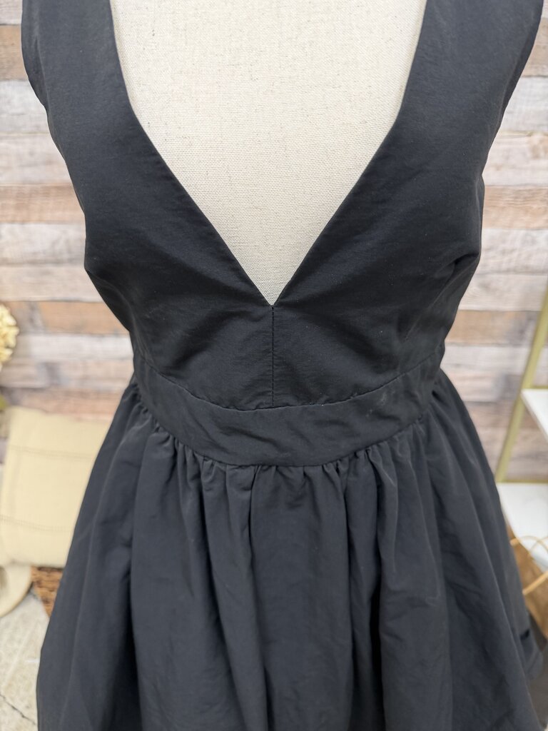 No label black v neck dress no label Black N/S women DRESSES