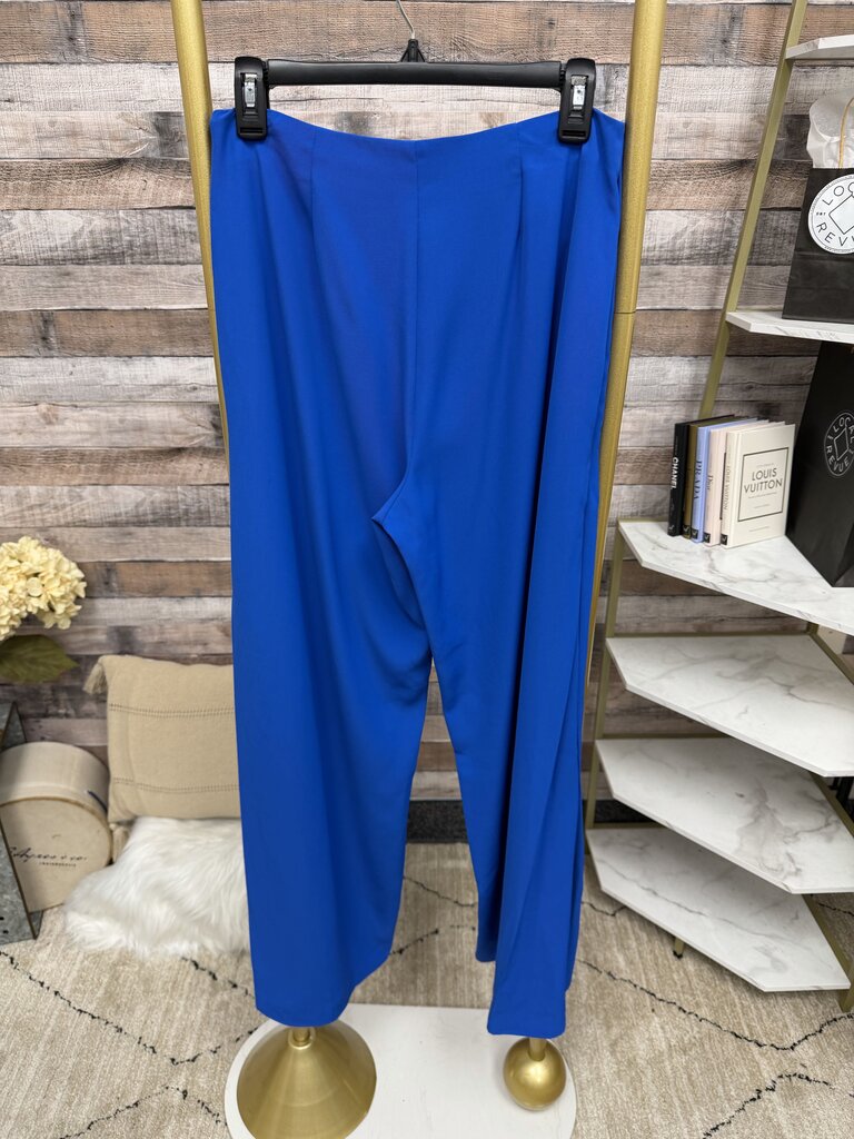 BCBG New York blue wide leg pants