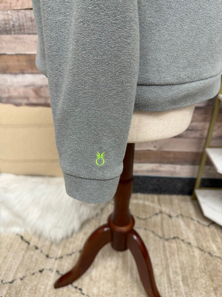 Dudley Stephens Light Grey Fleece Pullover
