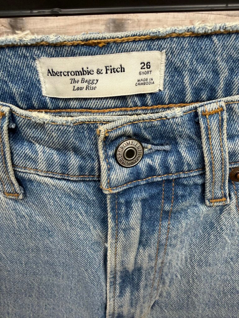 Abercrombie light blue The Baggy Low Rise
