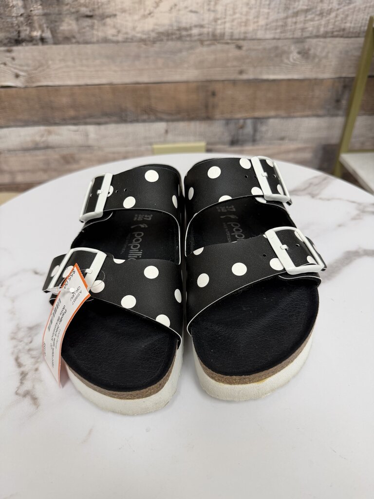 Papillio black with white polka dots Birkenstock