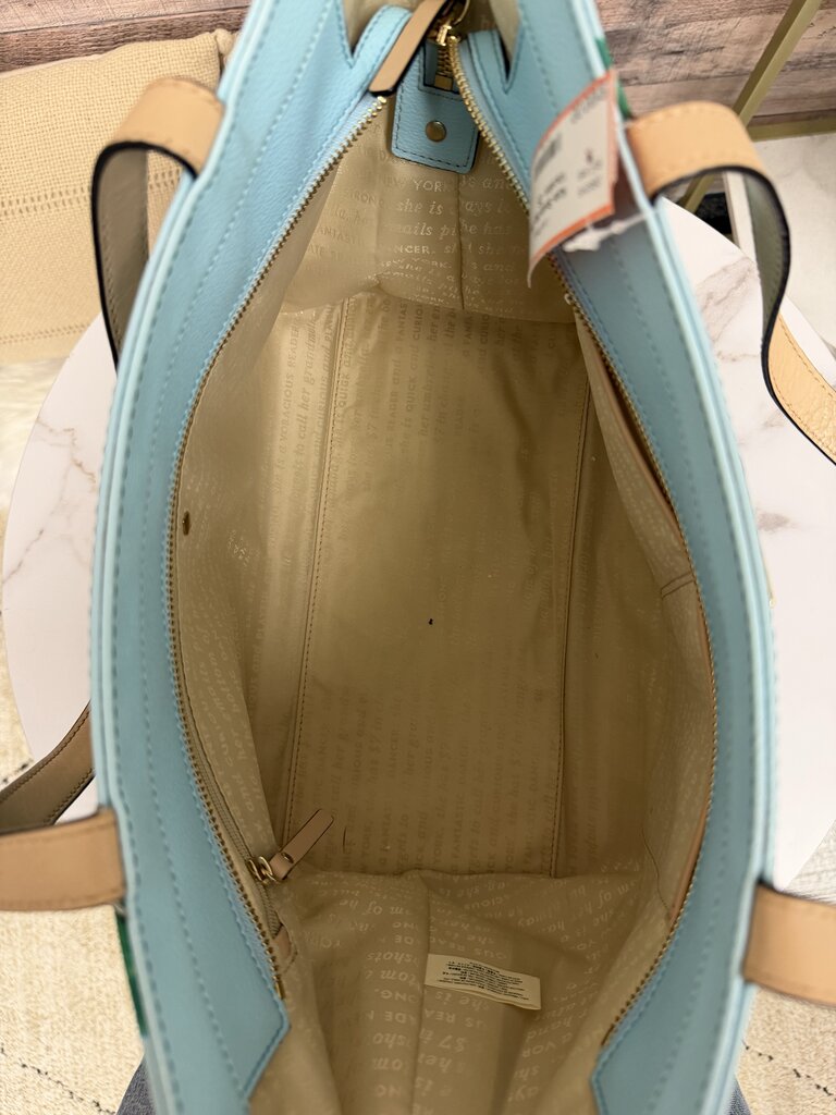 Kate Spade blue I Need a Vacation