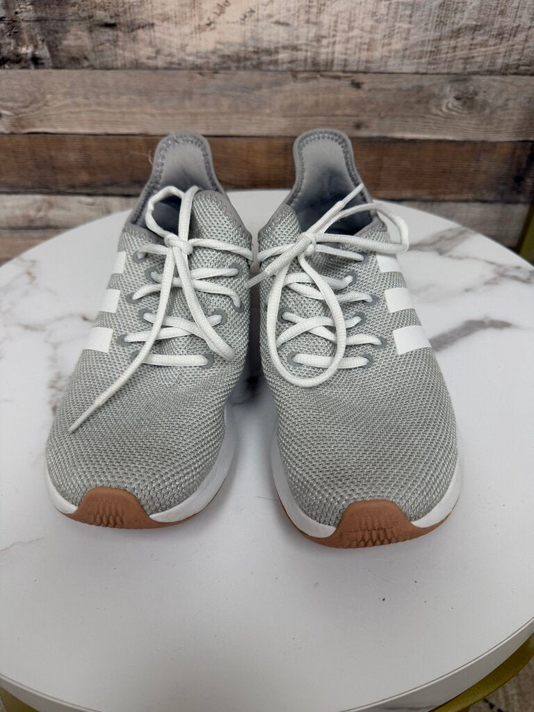 Adidas gray Cloud foam Pure 2.0 mesh running shoe