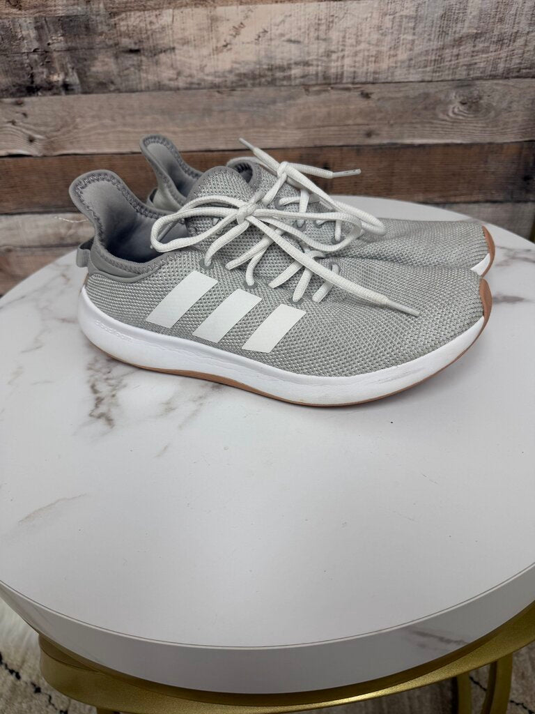Adidas gray Cloud foam Pure 2.0 mesh running shoe