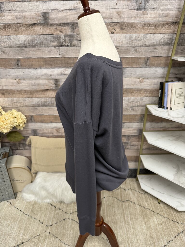 90 Degree gray pullover sweatshirt