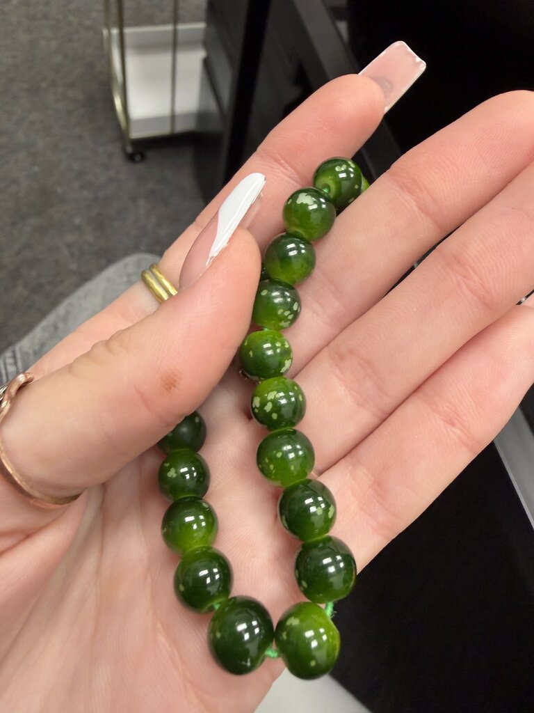 no label green jade bracelet no labl green OS women ACCESSORIES