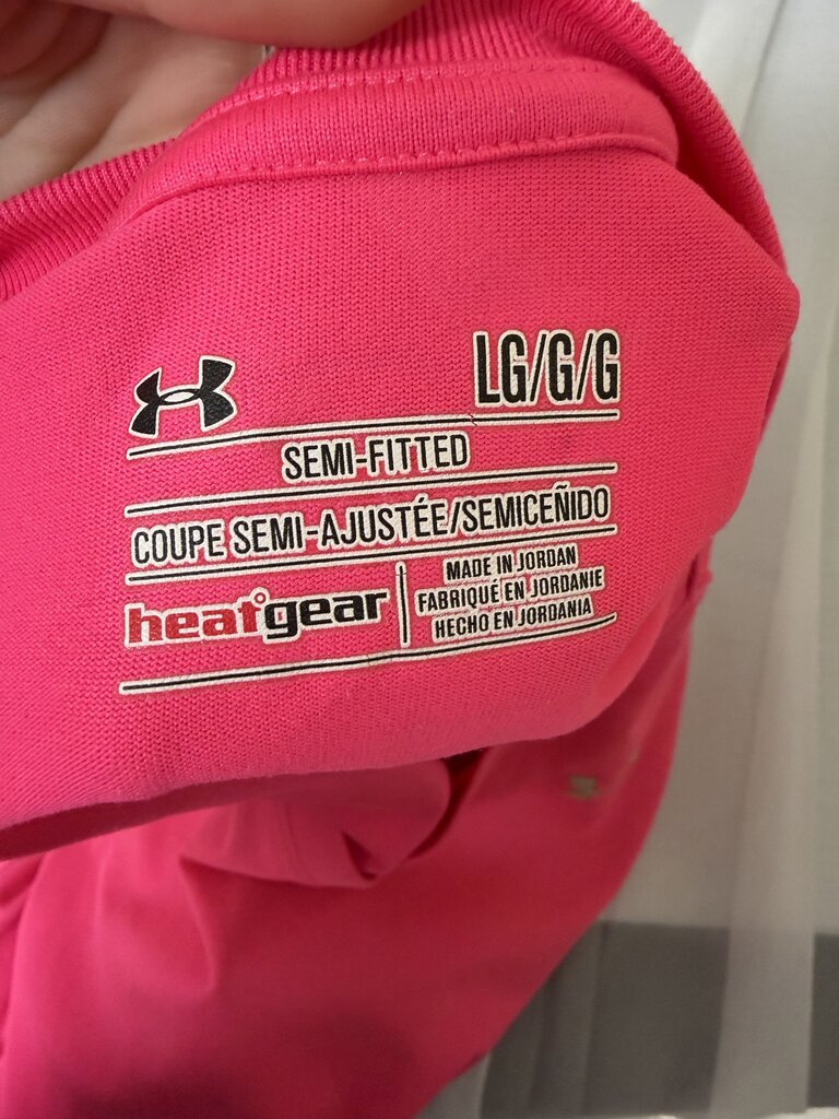 Under Armour Hot Pink Long Sleeve Athletic Top