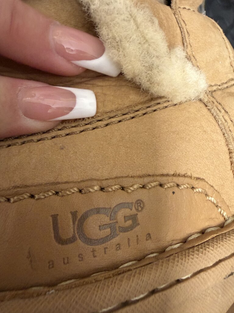 UGG Tan Catalina Tall Lace-Up Boots UGG tan 10 women BOOTS