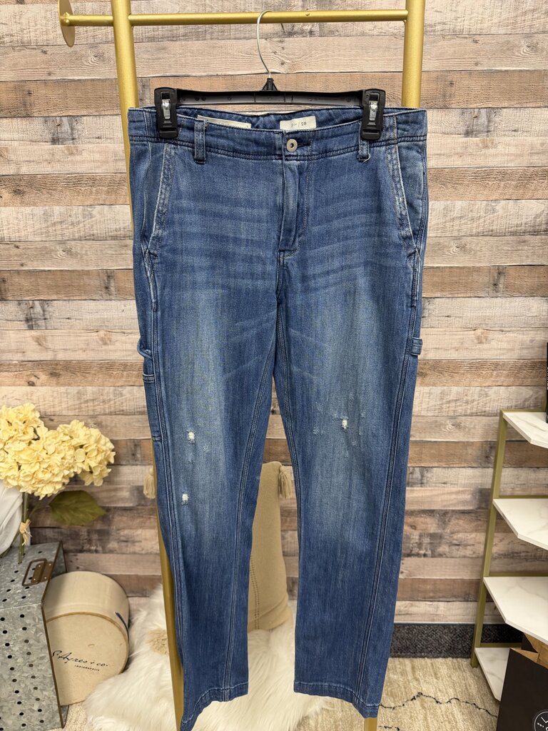 Anthropologie Blue Carpenter Style Jean