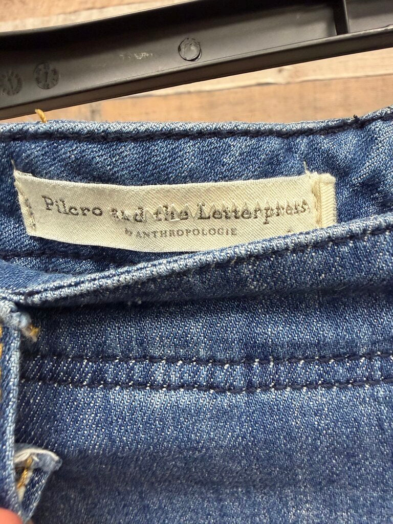 Anthropologie Blue Carpenter Style Jean
