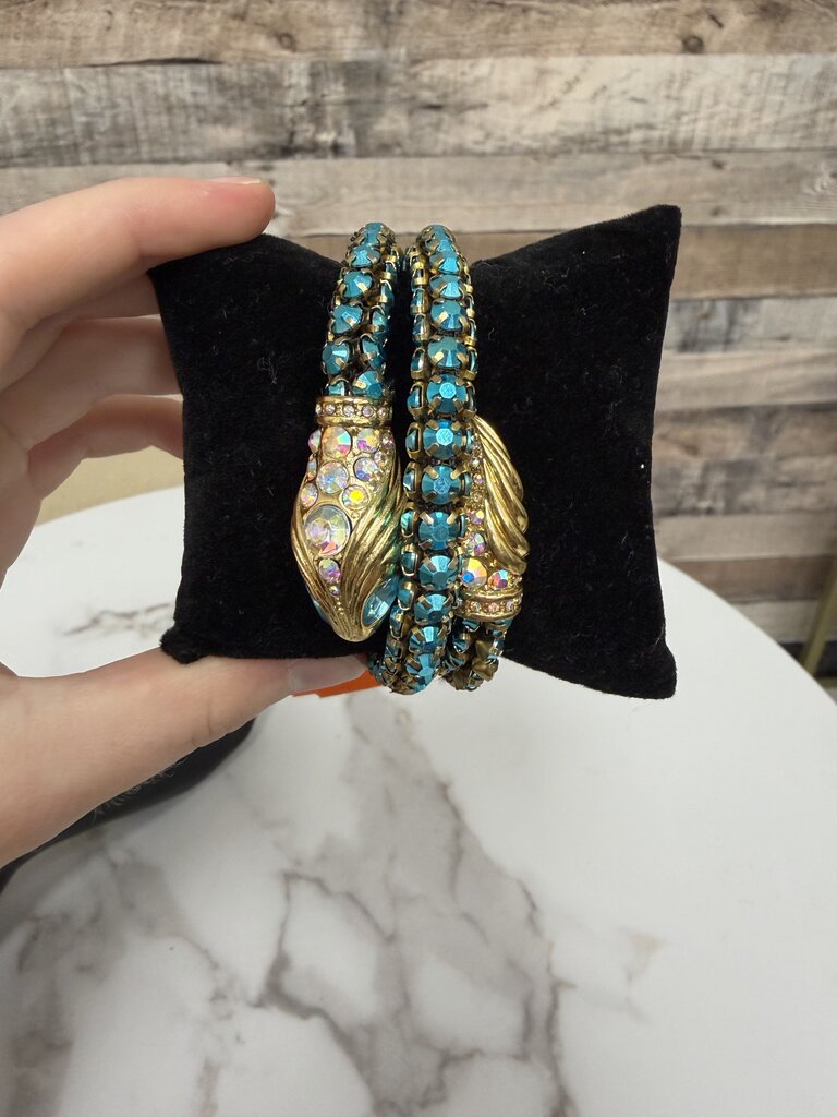 Turquoise Wrap Snake Motif Bracelet