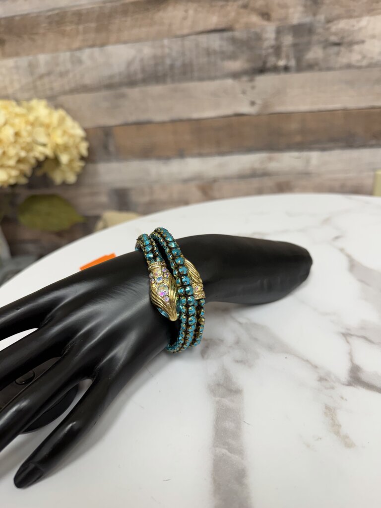 Turquoise Wrap Snake Motif Bracelet