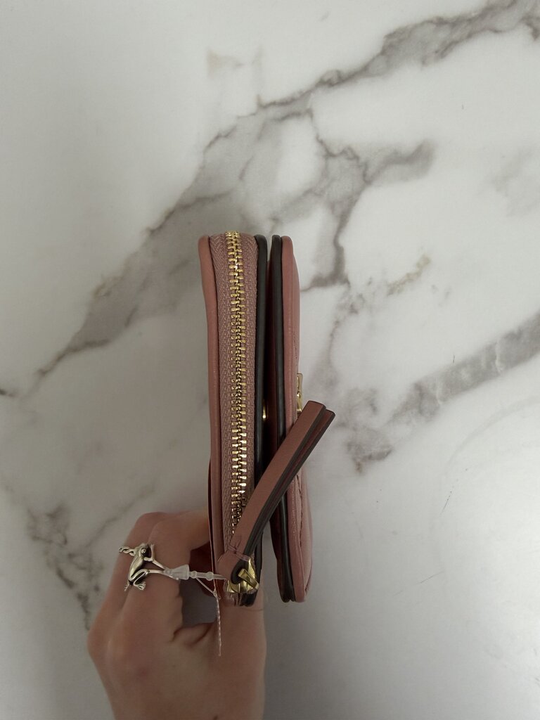 Tory Burch Pink Quilted Wallet