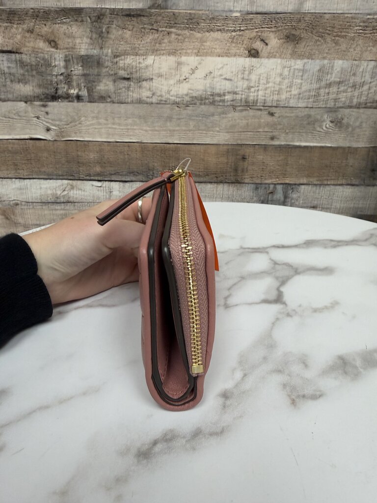 Tory Burch Pink Quilted Wallet