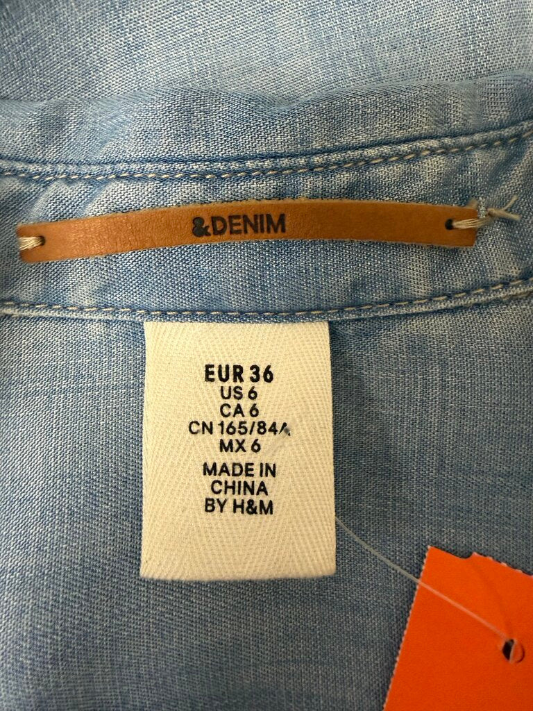 H&M Denim Shirt Dress