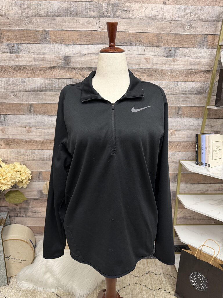 Nike Black 1/4 Zip Dri-Fit Pullover