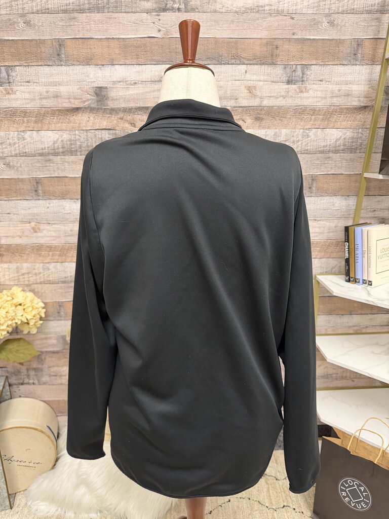 Nike Black 1/4 Zip Dri-Fit Pullover