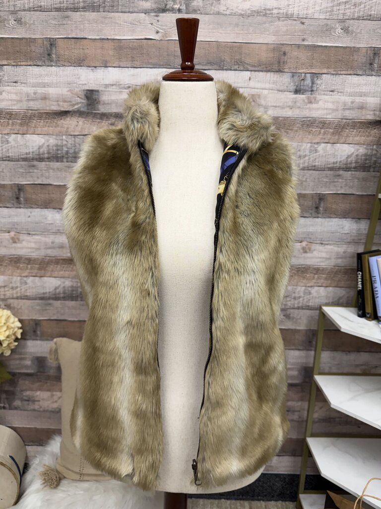 J McLaughlin Faux Fur Vest