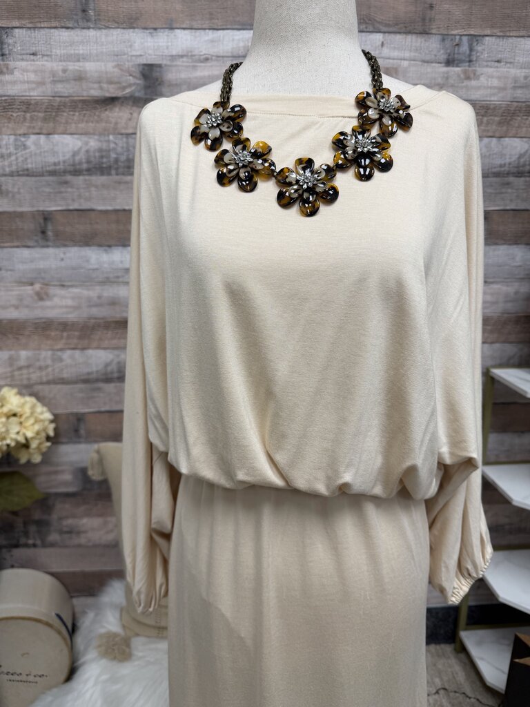 Rachel Pally Cream Jersey Knit Dress