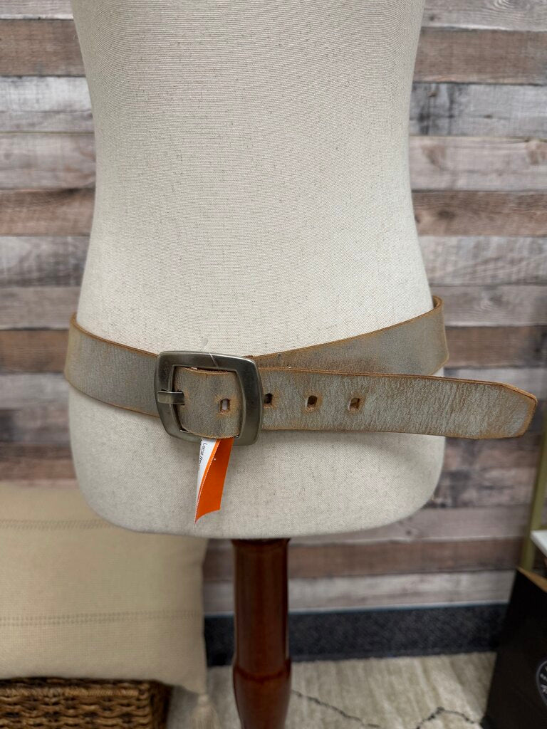 Calvin Klein Silver Metallic Belt Calvin Klein Silver Medium women ACCESSORIES