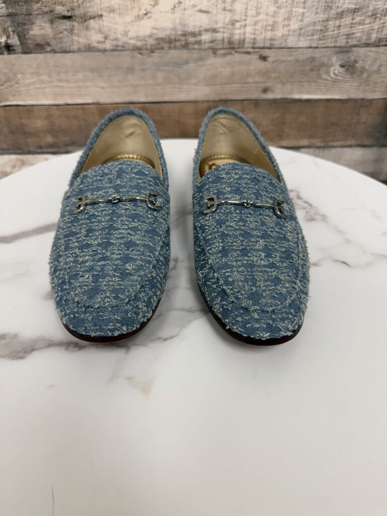 Sam Edelman Blue Twee Loraine Bit Loafer