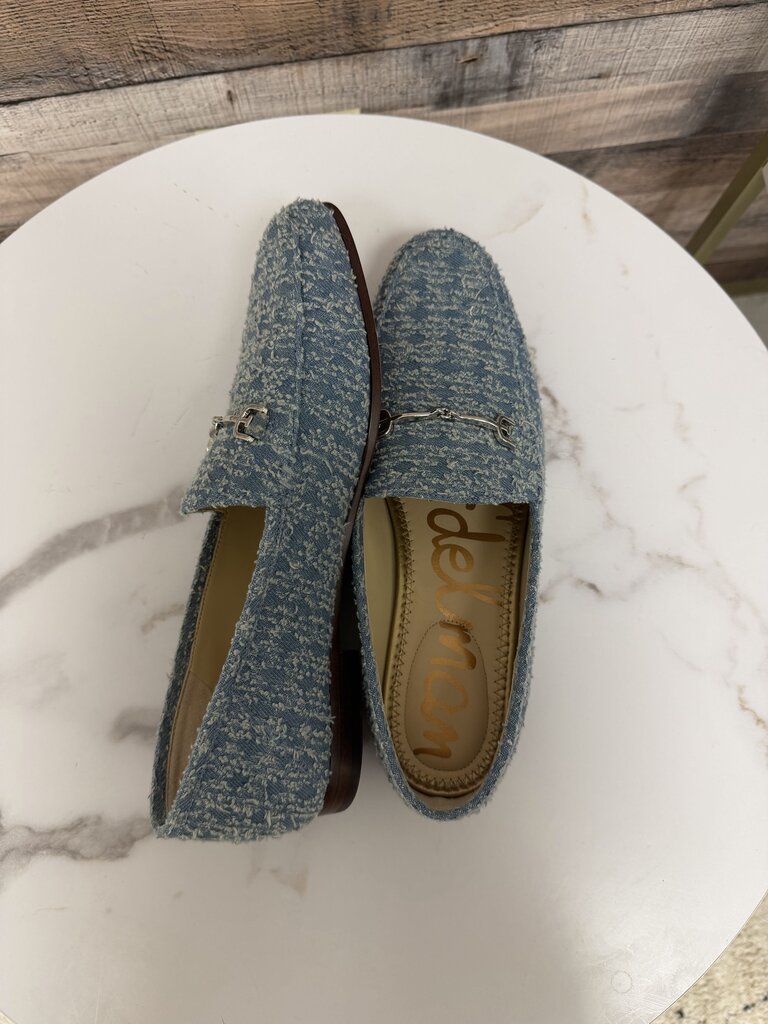 Sam Edelman Blue Twee Loraine Bit Loafer
