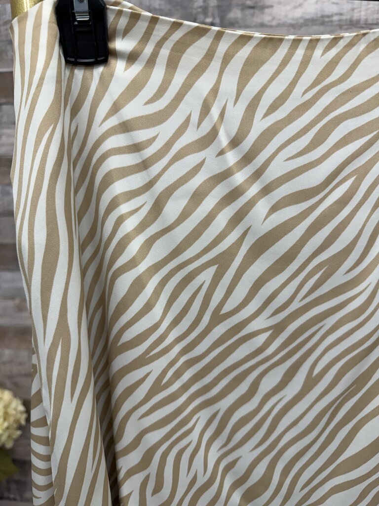 Ann Taylor Zebra Print Midi Skirt