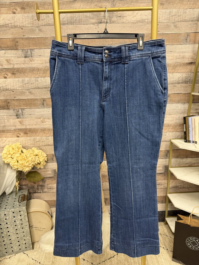 Talbot's Flare Leg Jean w/ Lines Down Front
