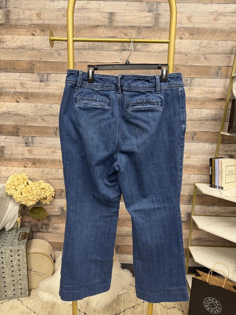 Talbot's Flare Leg Jean w/ Lines Down Front