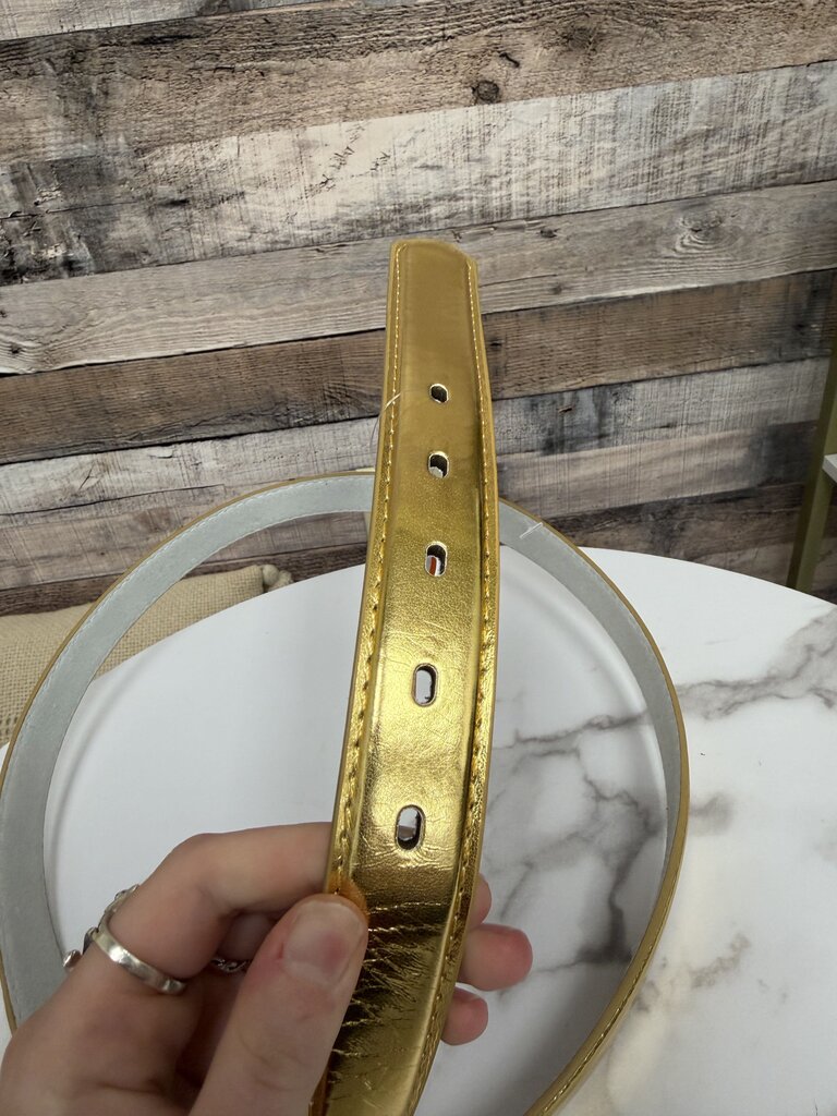 NWT Gold Metallic Belt