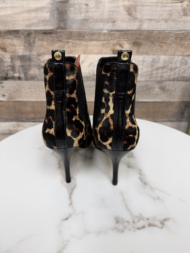 Michael Kors Leopard Print Calf Hair Asbury Bootie NEW
