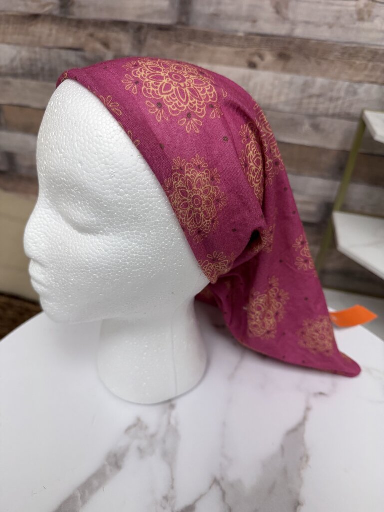 No Label Pink Hobo Hair Scarf no label Pink OS women ACCESSORIES