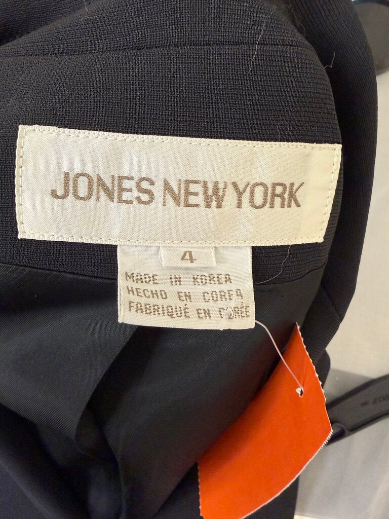 Jones New York Black Mid Length Blazer