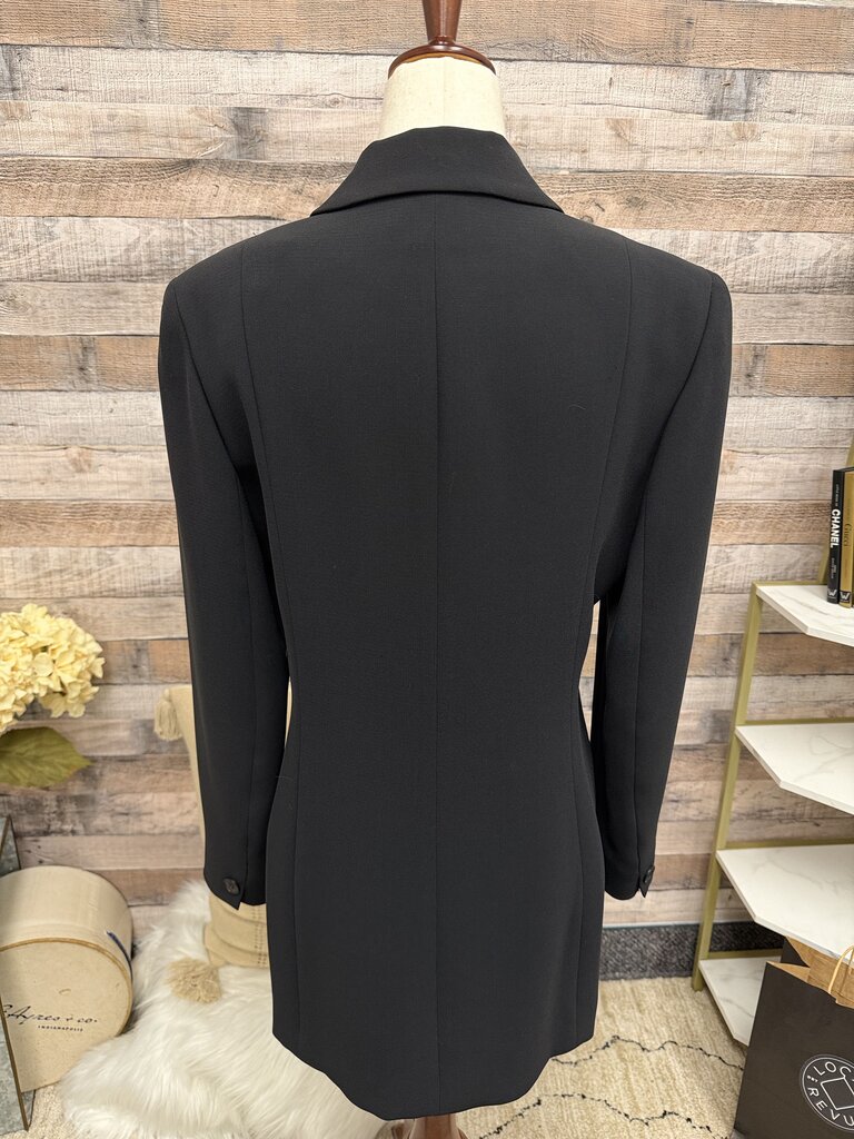 Jones New York Black Mid Length Blazer