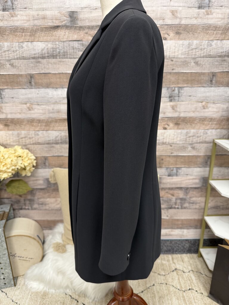Jones New York Black Mid Length Blazer