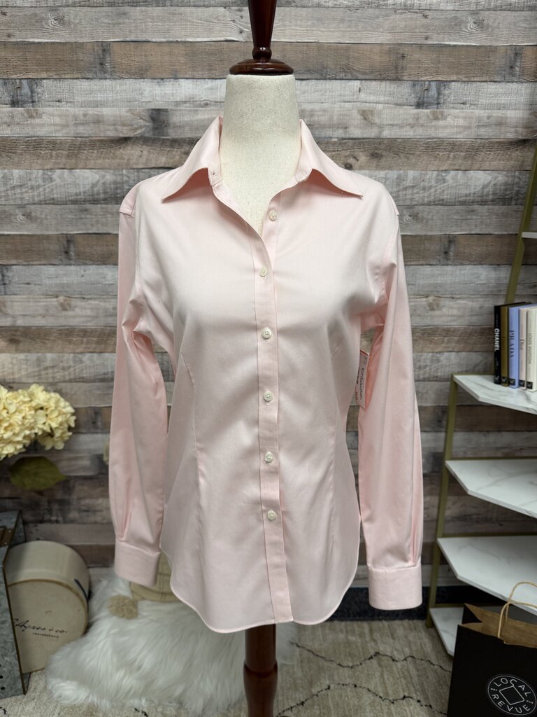 Brooks Brothers Pink Long Sleeve Fitted Button Down
