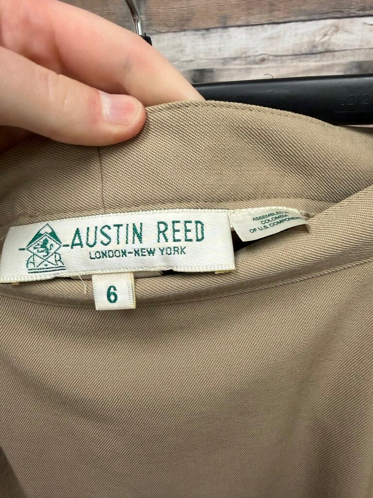Austin Reed Tan Pencil Skirt