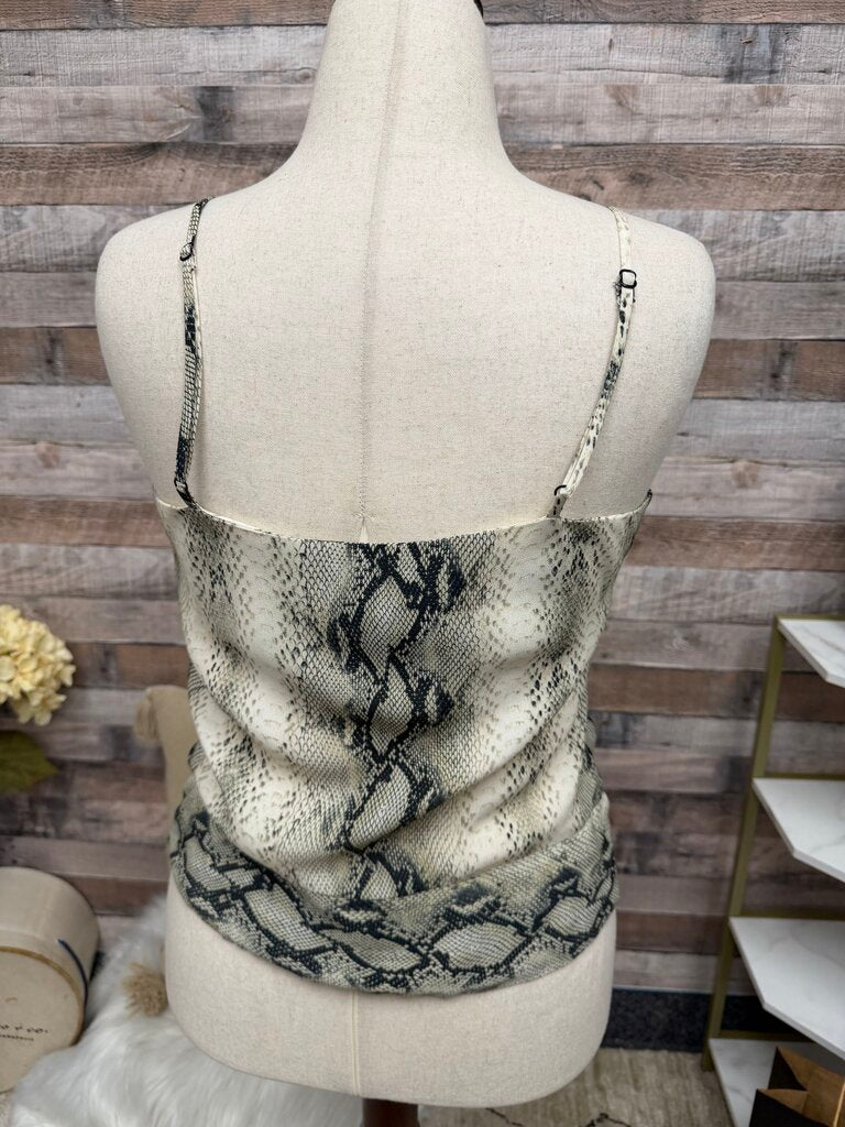 Karen Kane Snakeskin Print Camisole Tank Top