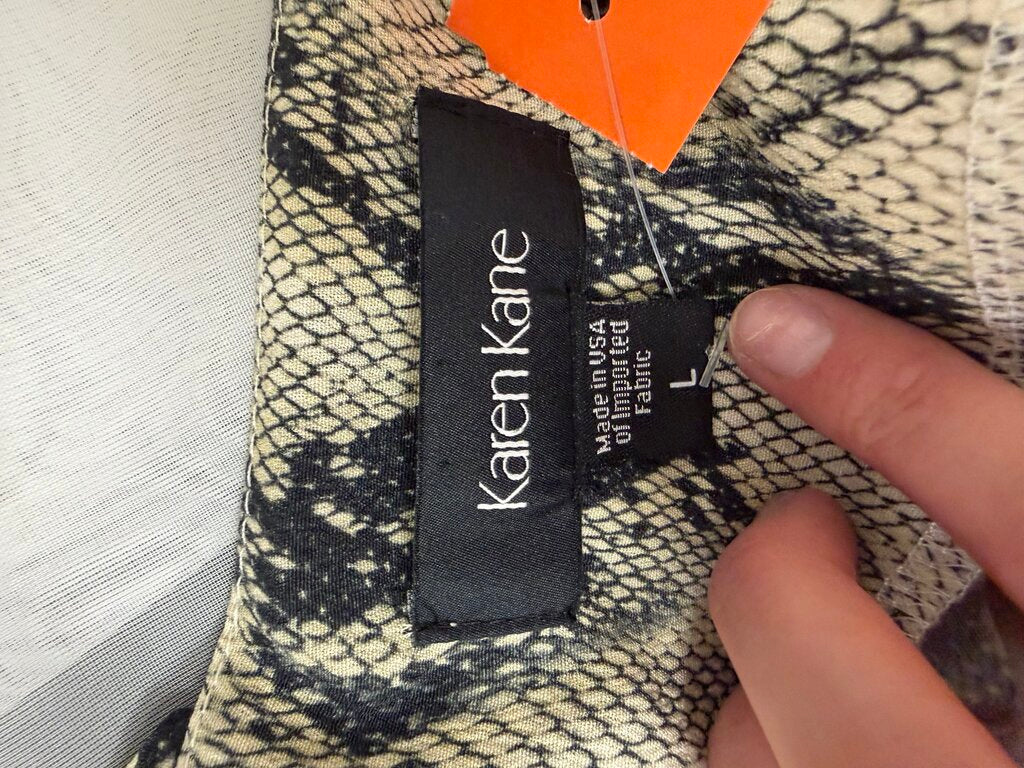 Karen Kane Snakeskin Print Camisole Tank Top
