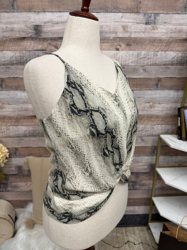 Karen Kane Snakeskin Print Camisole Tank Top