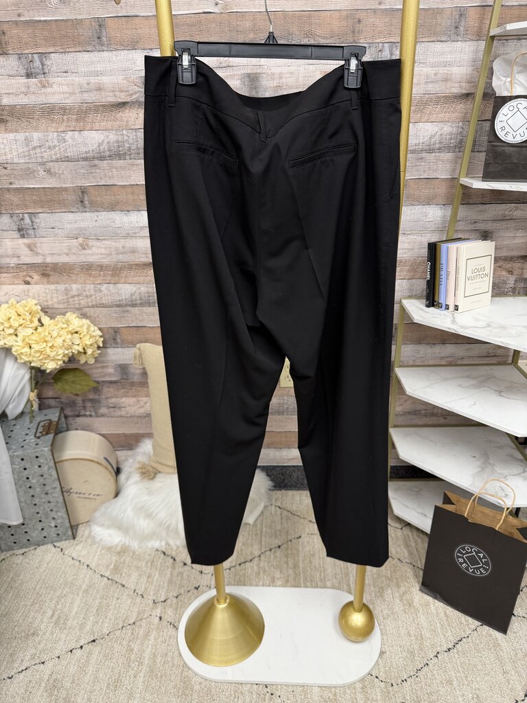 Black House White Market Black Flat Front Dress Pant