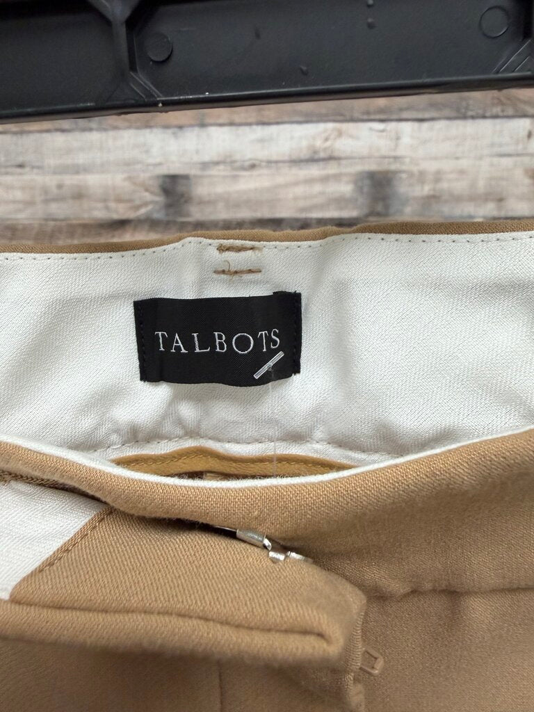 Talbot's Khaki Hampshire Ankle Pant
