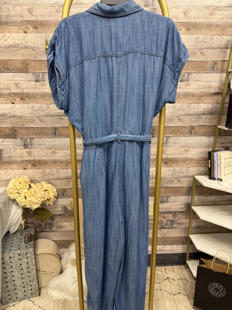 Talbot's Jean Jumpsuit Short Sleeve