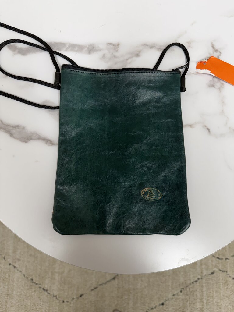 Argentina Green Leather W/ Mandala Design Crossbody no label Green OS women ACCESSORIES