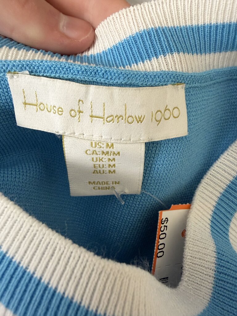 House of Harlow Blue 2 Piece Knit Set