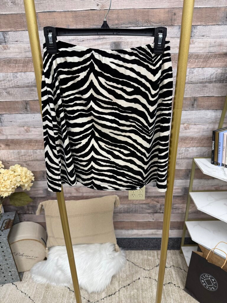 Gantos Zebra Print Mini Skirt
