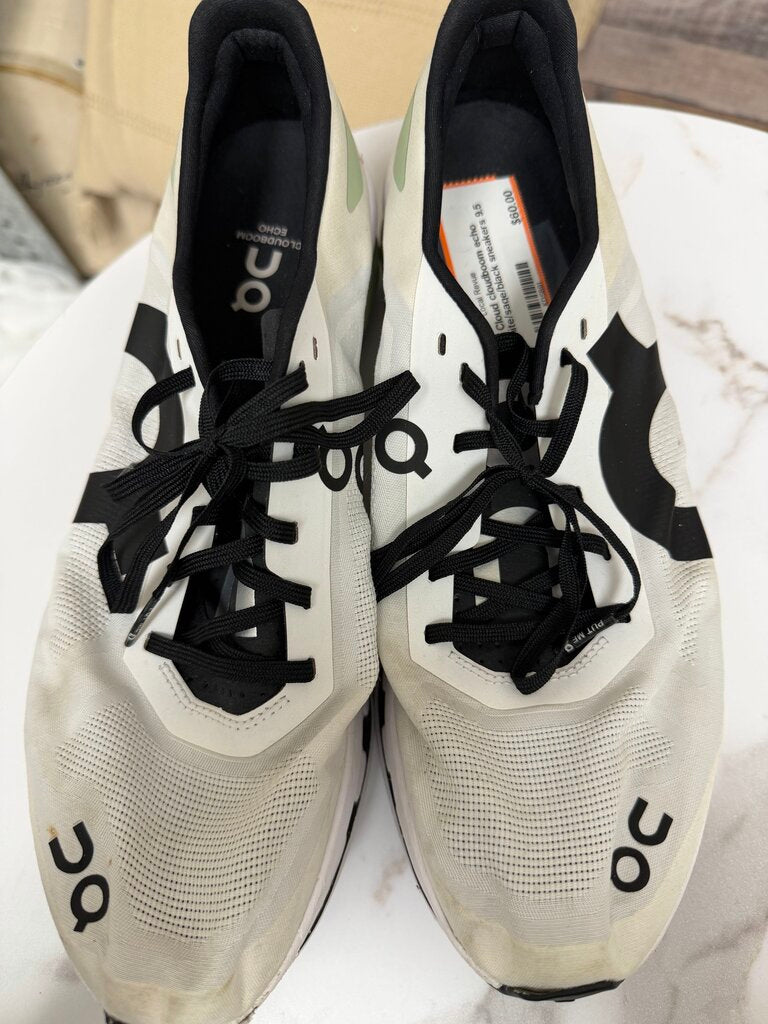 On Cloud cloudboom echo white/sage/black sneakers On Cloud white/sage/black 9.5 women SHOES