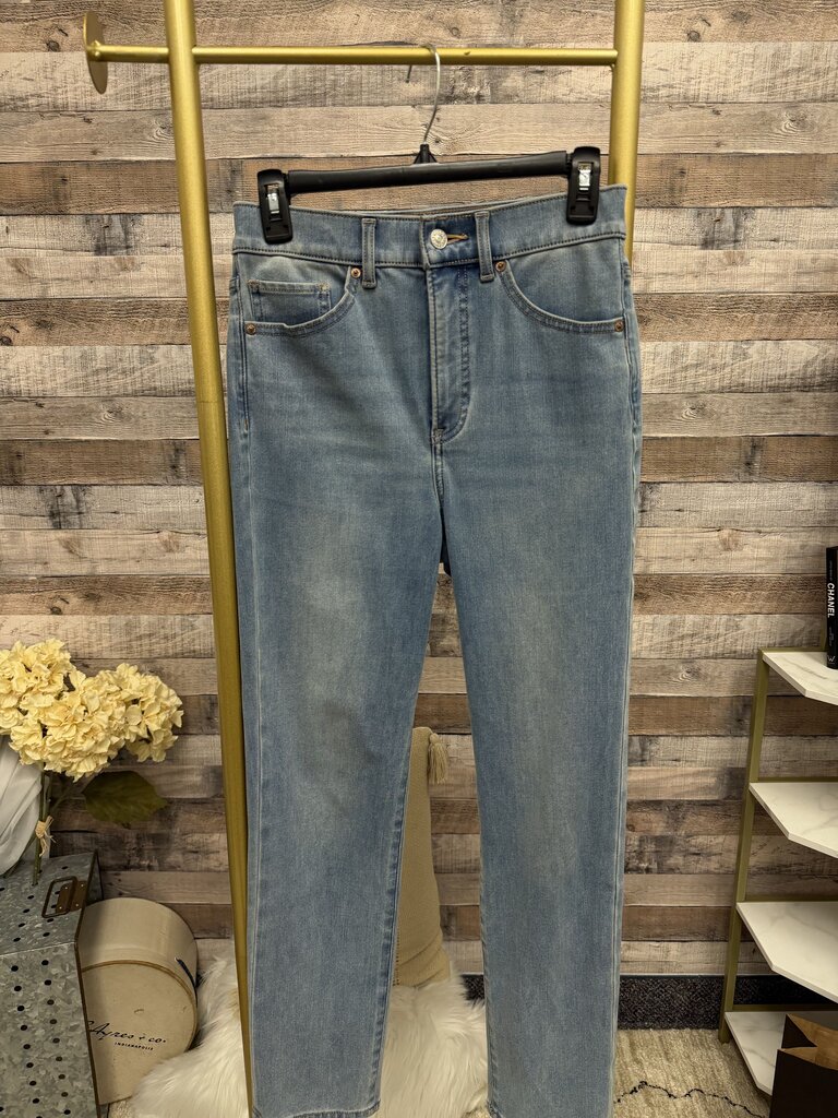 Express slim super high rise jeans