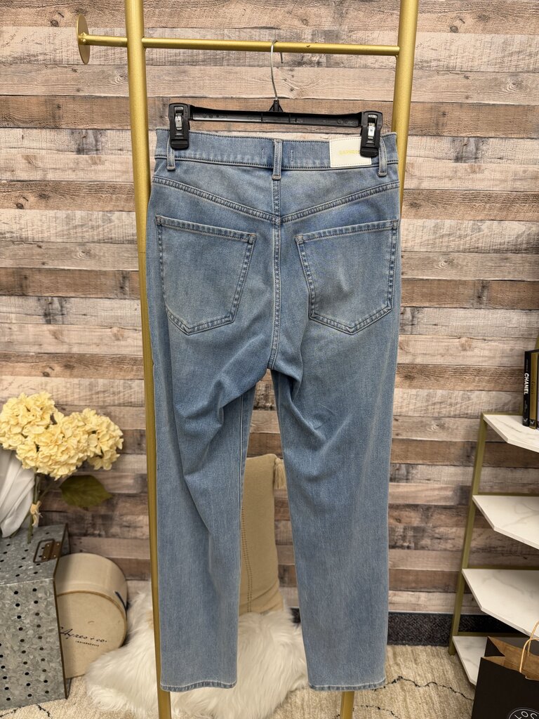 Express slim super high rise jeans