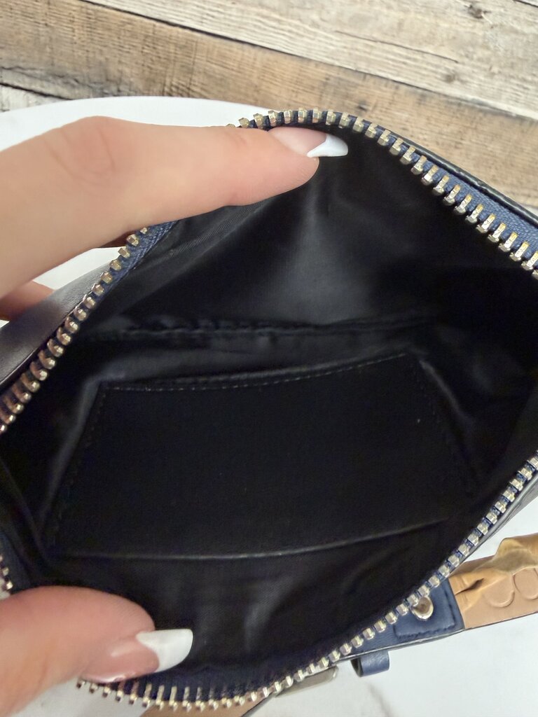 Calvin Klein Black/Navy Belt Bag Leather Calvin Klein Black/Navy OS women ACCESSORIES
